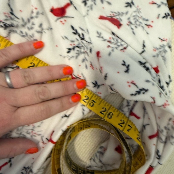 Aria Red and White Floral Nightgown 2X - Picture 3 of 9